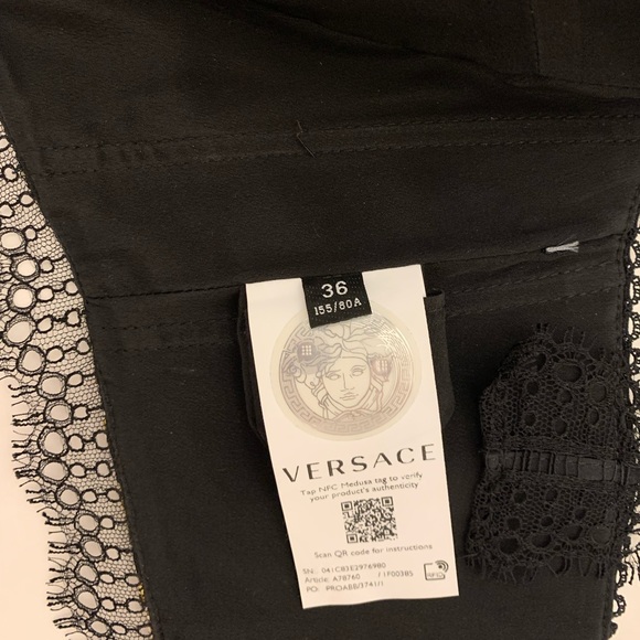 Versace silk bralette top - Picture 3 of 4